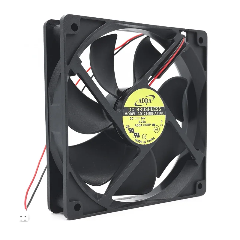 120*120*25MM AD1224UB-A71GL Xiexi ADDA 12025 12CM 24V 0.25A inverter cooling fan