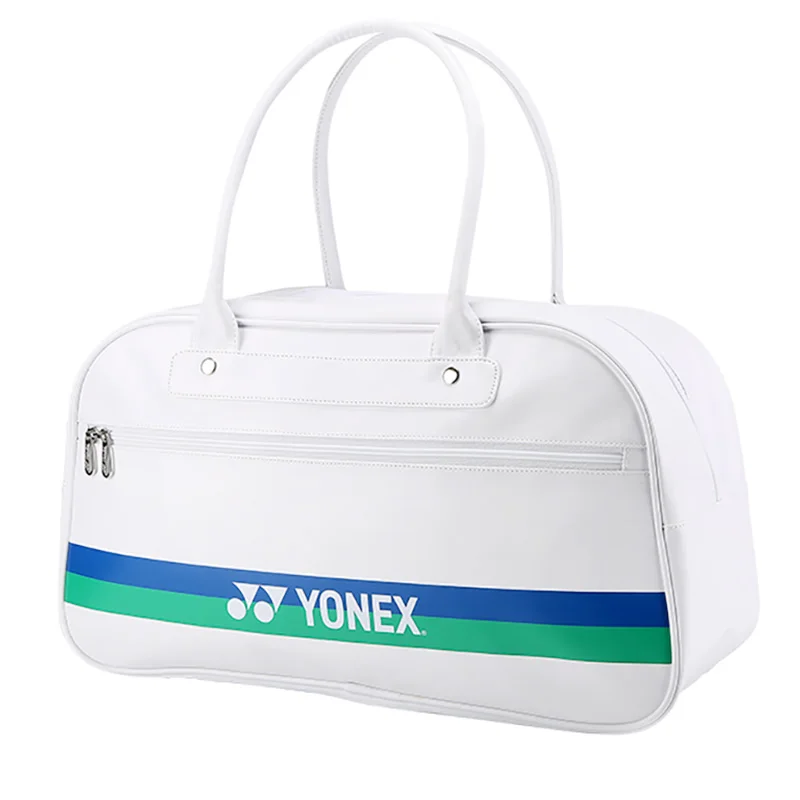 YONEX Large Leather 75th Anniversary 3pcs Badminton Rackets Bag For All Shuttlecock Accessories Squash Sports Badminton Bag