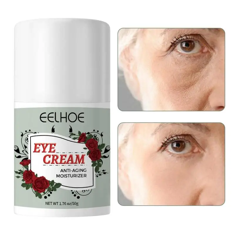 

Anti Age Eye Cream Elastic Hydrating Eye Cream Moisturizer 1.76fl oz Brightens & Smooths Under Eyes Hydration For All Skin Type