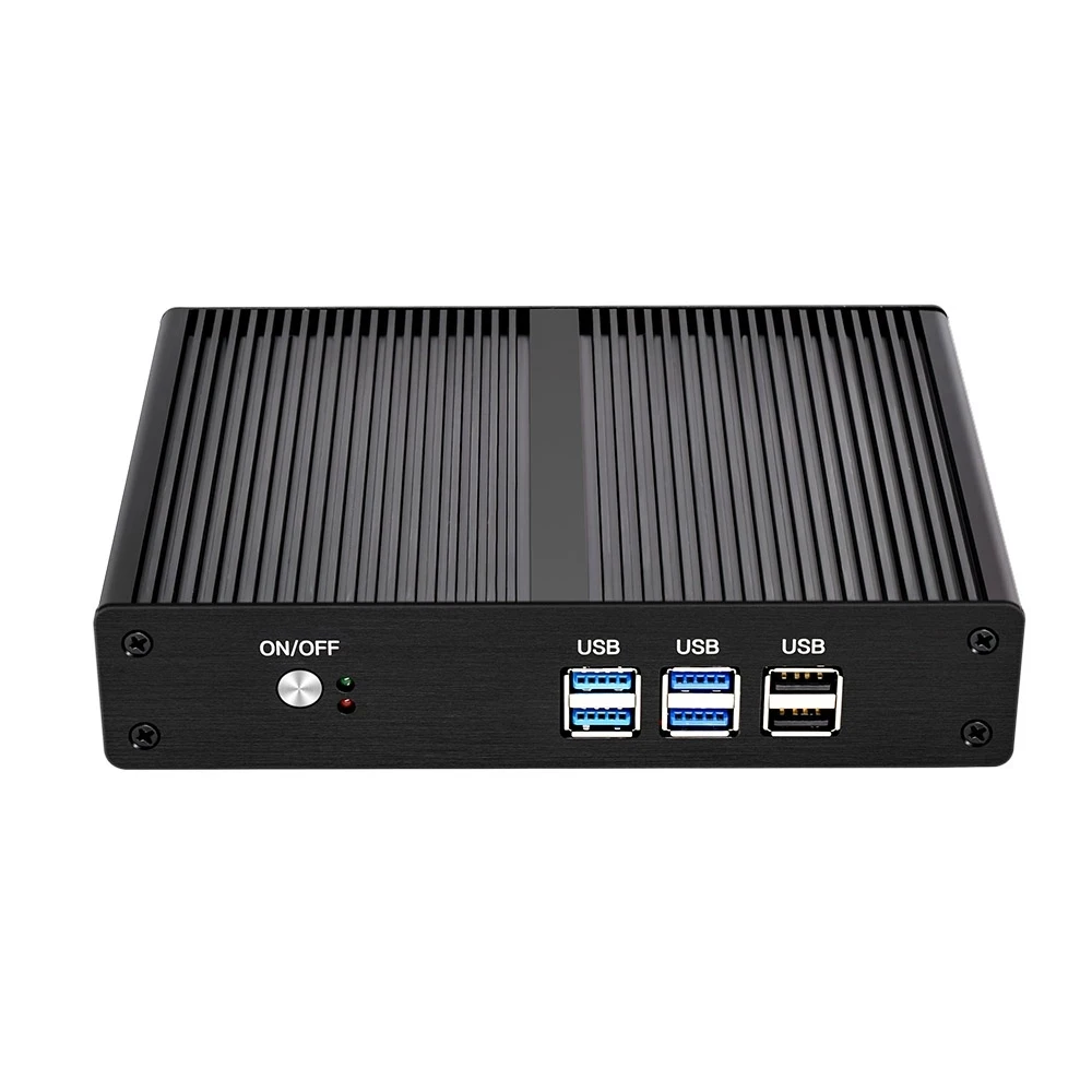 Мини-ПК Topton без вентилятора двухдиапазонный Wi-Fi Gigabit Ethernet VGA HDMI дисплей Intel Core i5 8265U