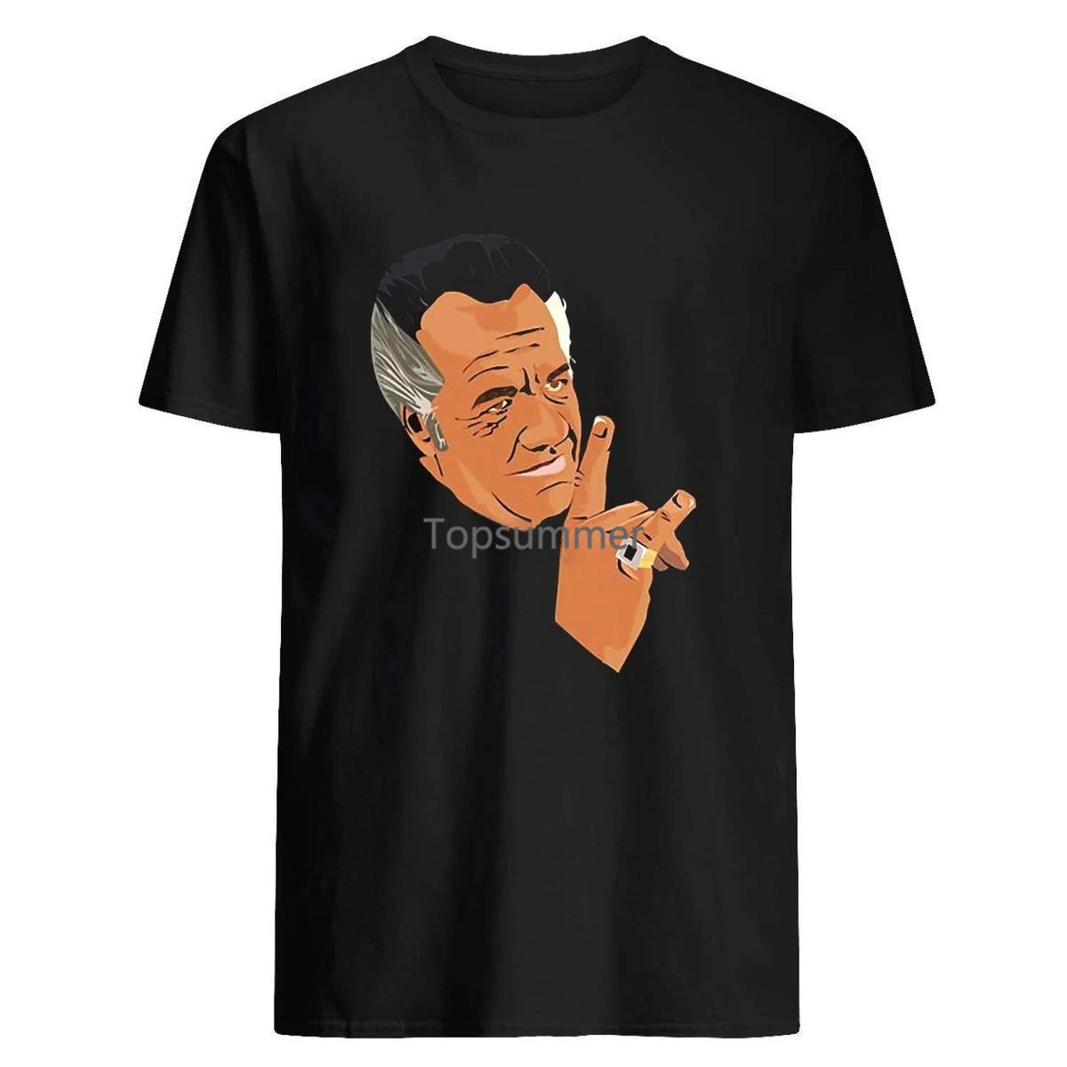 

Черная футболка с капюшоном The Sopranos Amp Ndash Paulie Dmn