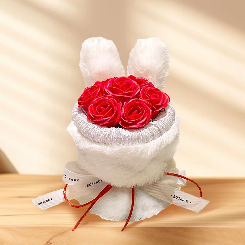 Искусственные цветы Роза Мыло Букет цветов для матери Подарок на День святого