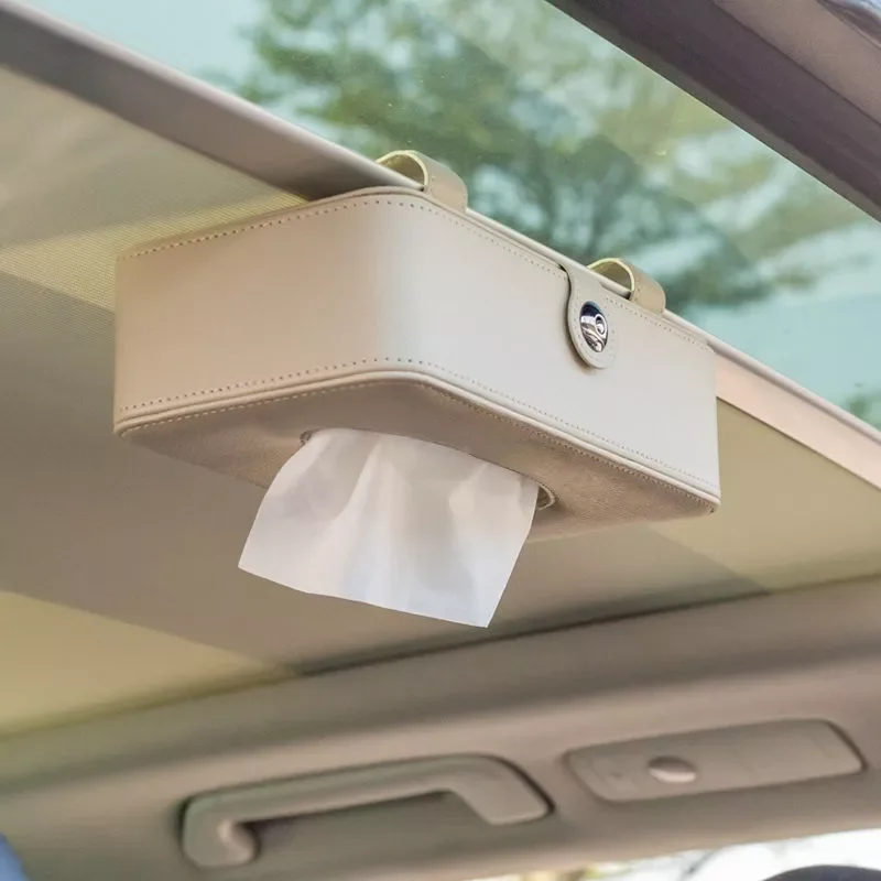 

Tissue Box Creative Hanging Car Drawer Box Net Celebrity Napkin Box Car Supplies Car Interior Decoration Daquan