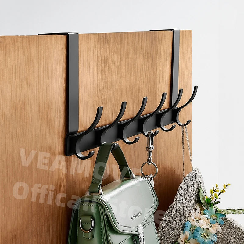 Крючки на дверь 5 крючков Домашний Органайзер для ванной комнаты вешалка одежды