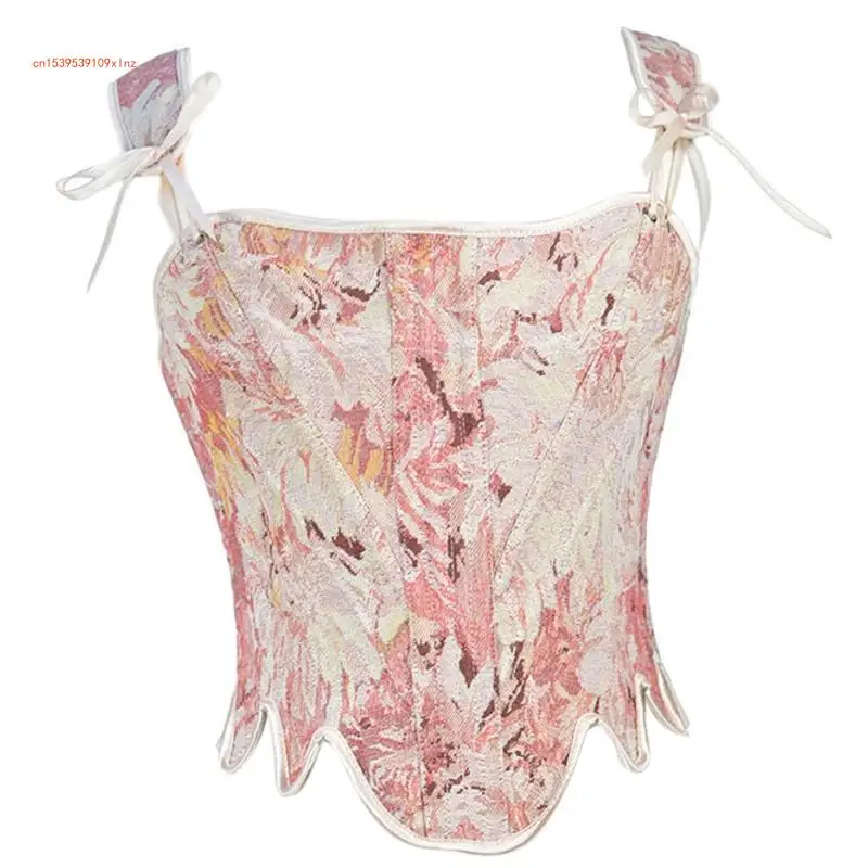 

Waist Shaping Corset LolitaStyle Girdle Fishbone TankTop Female Corset Costume