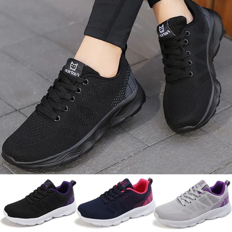

Shoes for Women Sneakers Chunky Flat Running Shoes Breathable Casual Woman Vulcanize Shoes Lightweight Mesh Sports Shoe