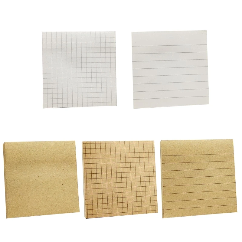 

80 Sheets Note Papers Mini Writing Pad Pocket Sticky Notes To-do-list Pad Self ashesive Note Papers for Student School