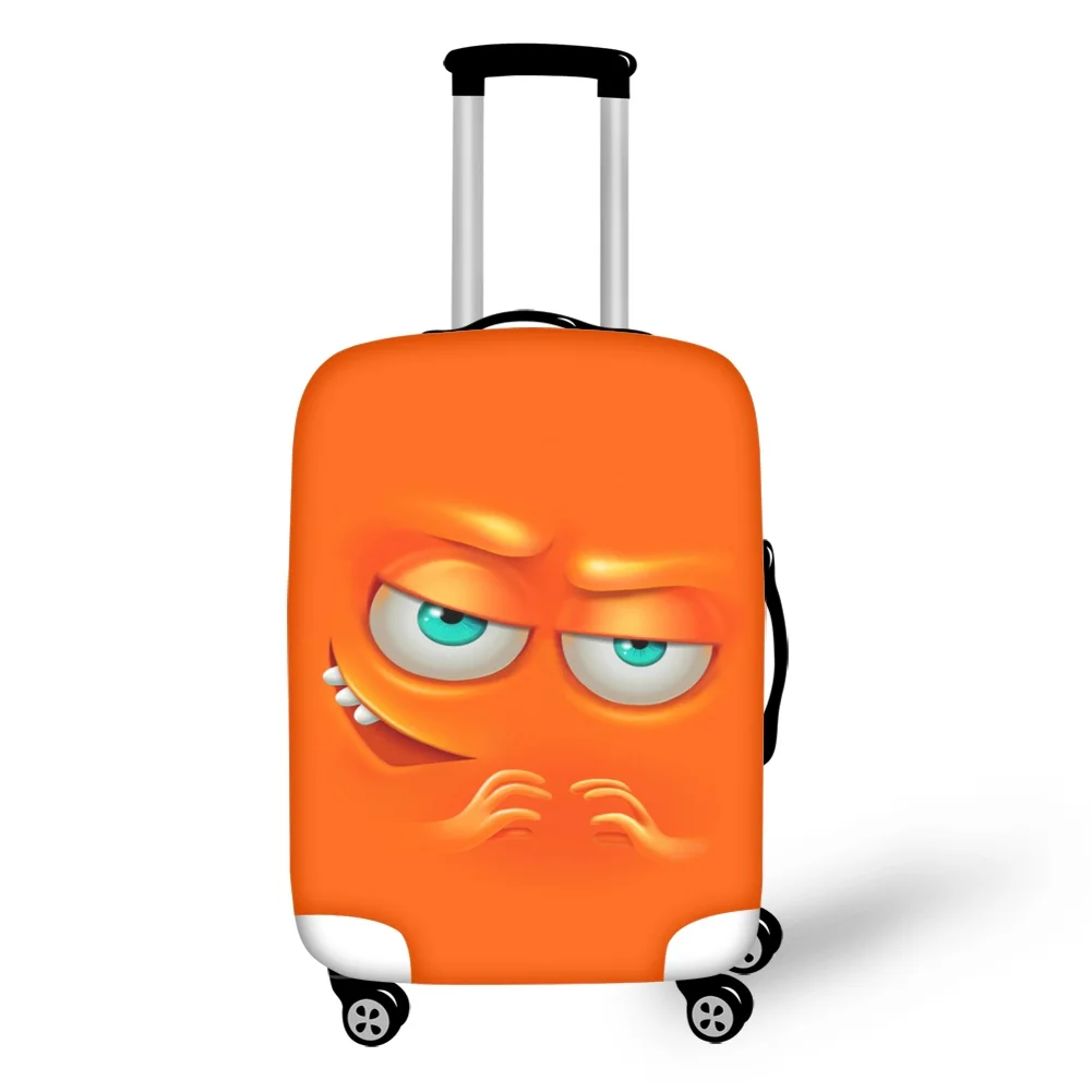 

Funny cartoon luggage compartment lid for 18-32 inch luggage compartment protective cover travel accessories elastic sleeve