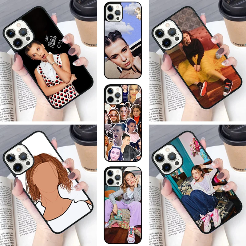 Чехол Millie Bobby Brown для iPhone SE2020 15 16 14 13 Pro Max Coque 12 11 Apple 8 PLUS 7 6S Fundas