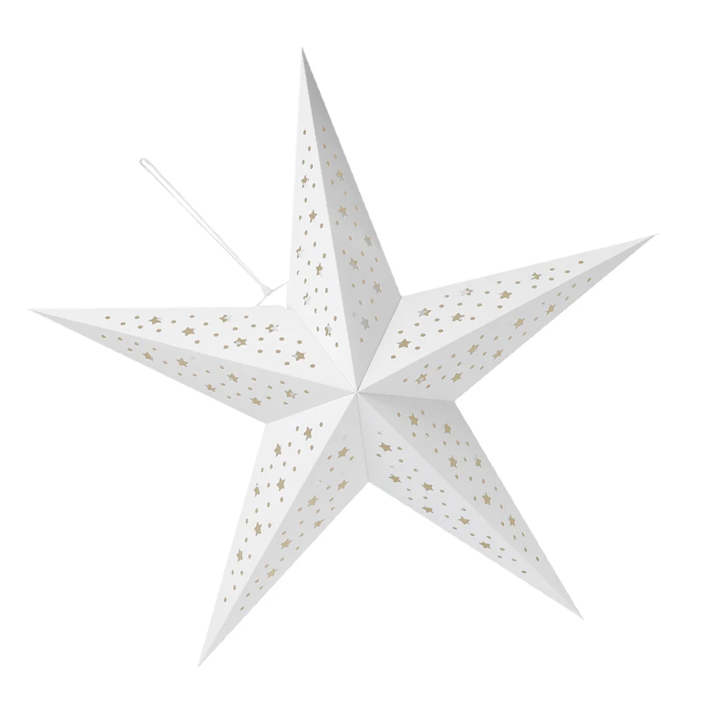 

Paper Lamp Shade Star Shaped Lampshade Chandelier Cover for Living Room
