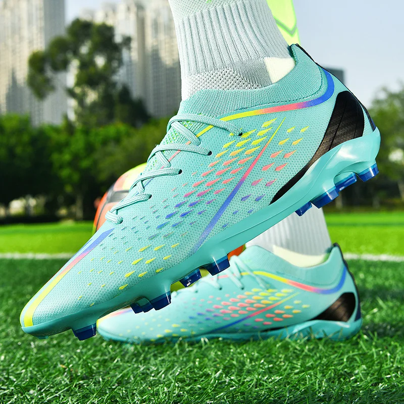 Mens Ground Soccer Shoes Society TF/FG Cleats Light Non-slip Futsal Sports Soccer Free Shipping Football Field Boots for Men