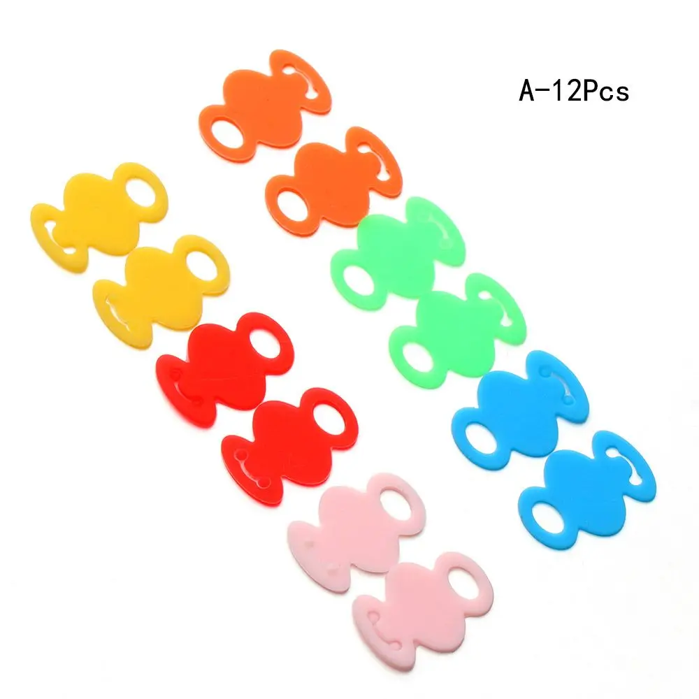 12/24/32pcs Elastic Silicone Organizer Tags Label Key Cap Covers Key Identifier Keyring Rings Topper Key Holder images - 6