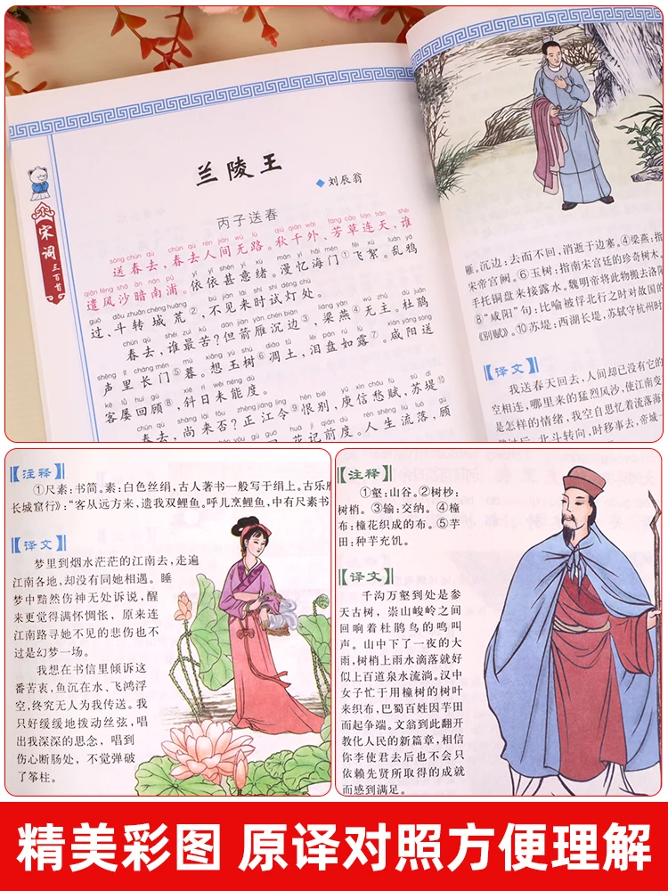 Детские стихи Тан на 300 стихов полная коллекция и песня Ci древние с пиньинь 2 тома