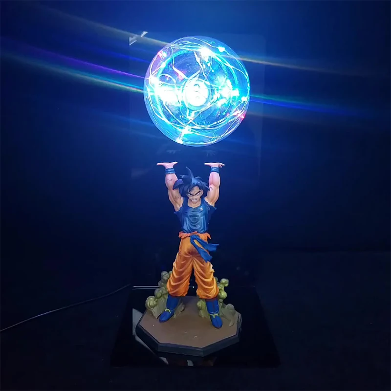 

Dragon Ball Z Ultra Instinct Son Goku Diy Lamp Action Figures Dbz Strength Bombs Led Bedroom Decorative Toys Collectible Gift