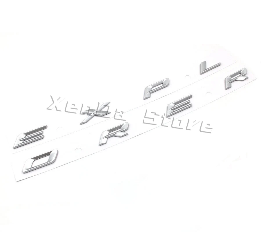 

2020 2021 2022 2023 новые буквы эмблемы логотип значок для Ford Explorer крышка переднего капота автомобиля Обложка наклейки аксессуары