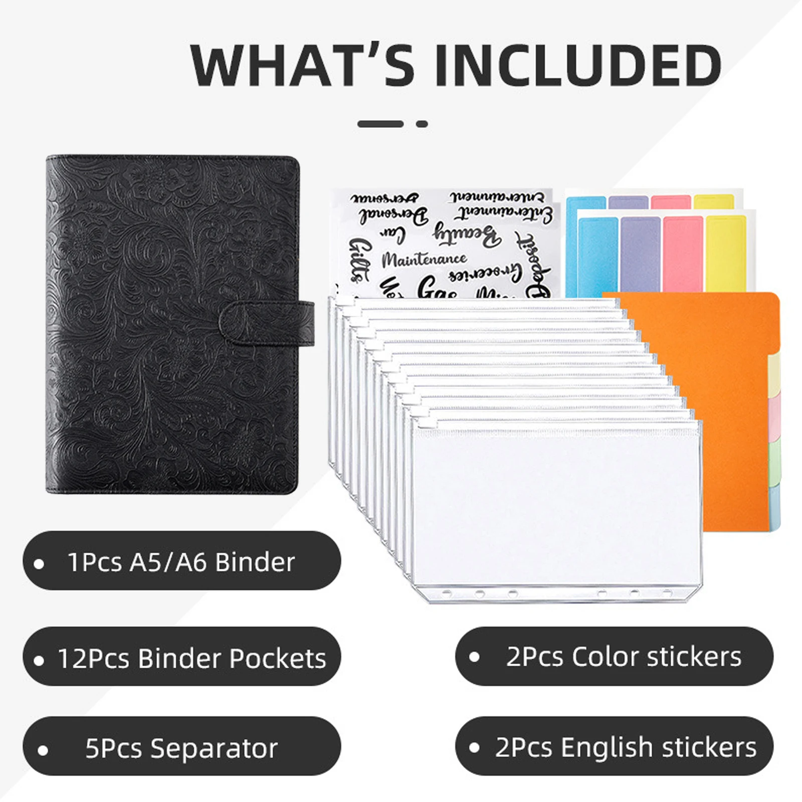 Комплект для бумаг A6 ежедневник блокнотов на молнии органайзер денег |