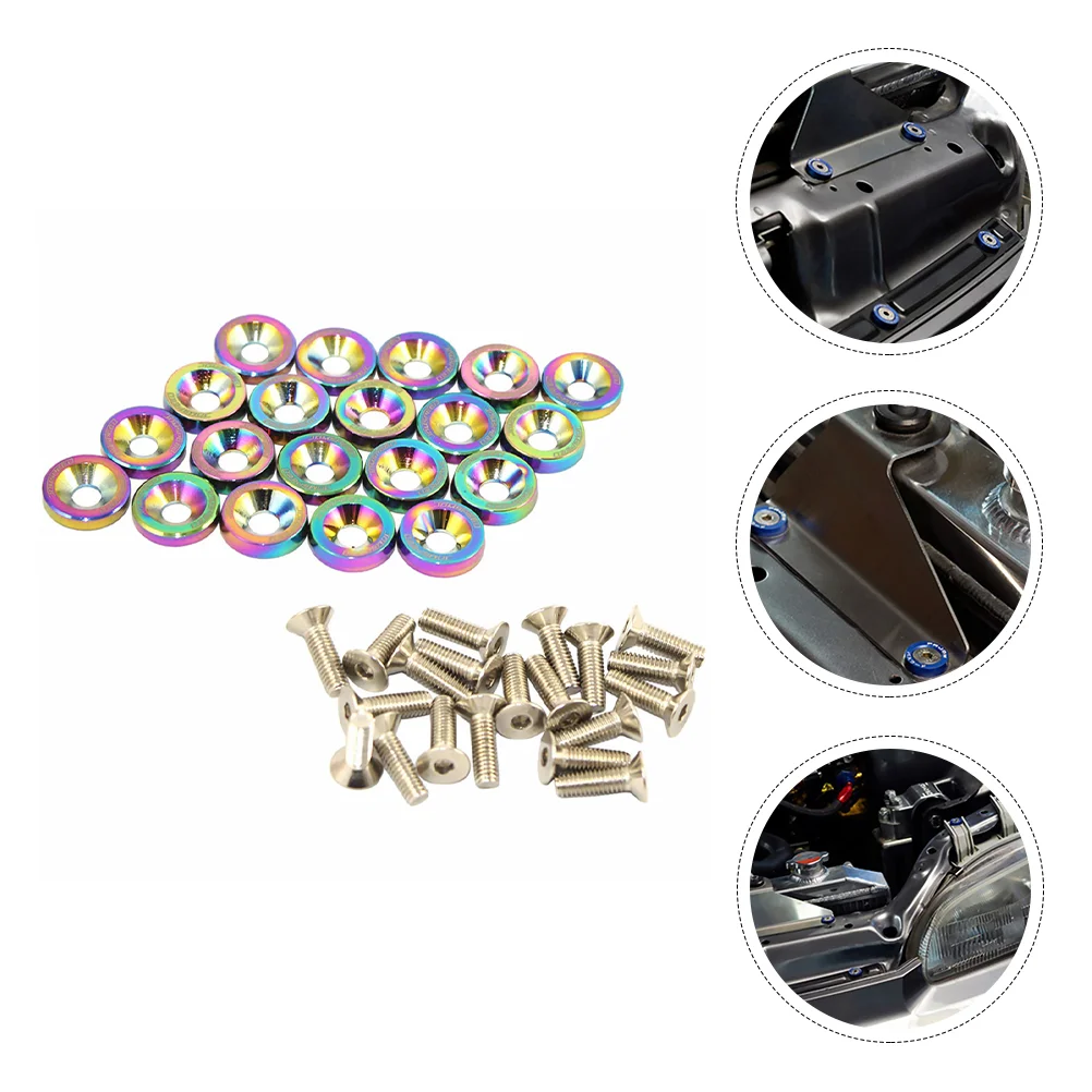 

Screw License Plate Bolts Car Kit Screws Number Washer Cover Engine Gasket Modificationholder Headlightmotorbike Motorcycle