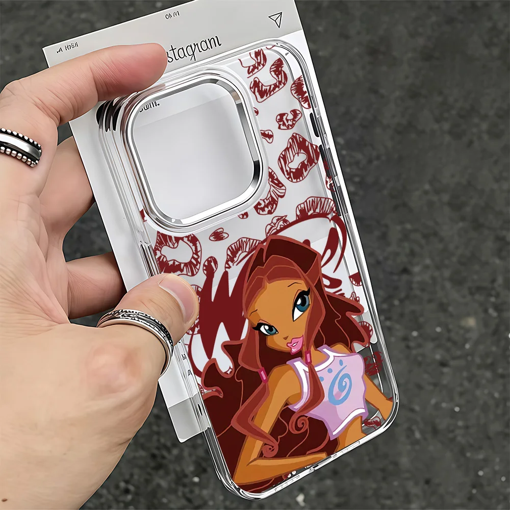 Фото ГОРЯЧАЯ НОВИНКА: Чехол для телефона W-Winx Club для Samsung Galaxy S26 S25 S24 S23 S22 S21 S20 Note20 FE Ultra Edge Plus 4G 5G, прозрачный №4