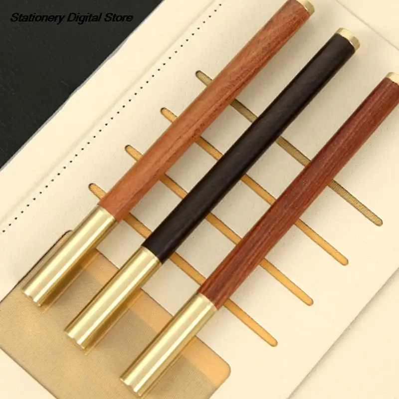 

Vintage Brass Ballpoint Pen High-Grade Neutral Signature Pen Business Gift School Students Office Stationery Supplies Writing