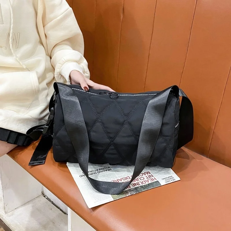 

Женская сумка на одно плечо, квадратная сумочка-мессенджер из ткани «Оксфорд», вместительный мешок для студентов