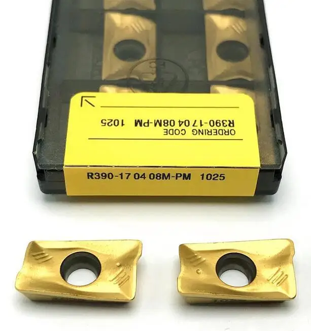 

R390-170408M-PM 1010/1025/1030/1130/4230/4240/4320/4330 R390 170408M PM Carbide Milling Inserts Turning Tools CNC Cutter Blade