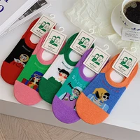 fashion cute little girl short socks for woman cotton ankle socks korean style spring summer printed designer socks kawaii gyaru