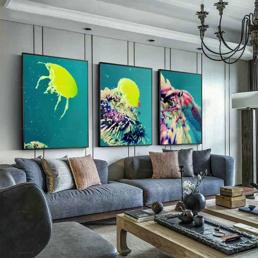 

Forbeauty Alien Weevils Спрей Печать Водонепроницаемый холст стены Искусство для роскошного домашнего декора