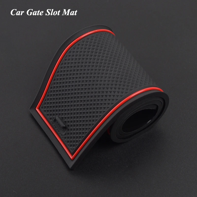 

Anti-Slip Gate Slot Mat Rubber Coaster For Volvo XC40 Recharge 2019-2023 Non-Slip Mats Door Groove Pad Car Interior Accessories