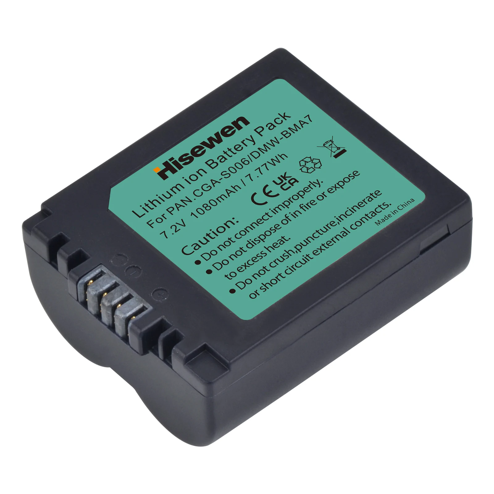 Фото CGA S006 CGA-S006A CGR-S006E Аккумулятор + зарядное устройство с портом типа C для Panasonic Lumix fz50 fz8 FZ30 fz7 dmc-fz35 FZ18 FZ28 FZ35 №3