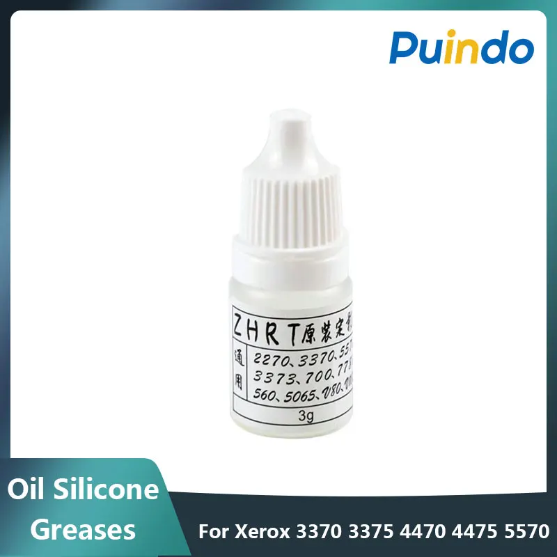 

Original High Temperature Fuser Oil Silicone Greases For Xerox 3370 3375 4470 4475 5570 5575 7350 7535 7855 Fuser Film Grease