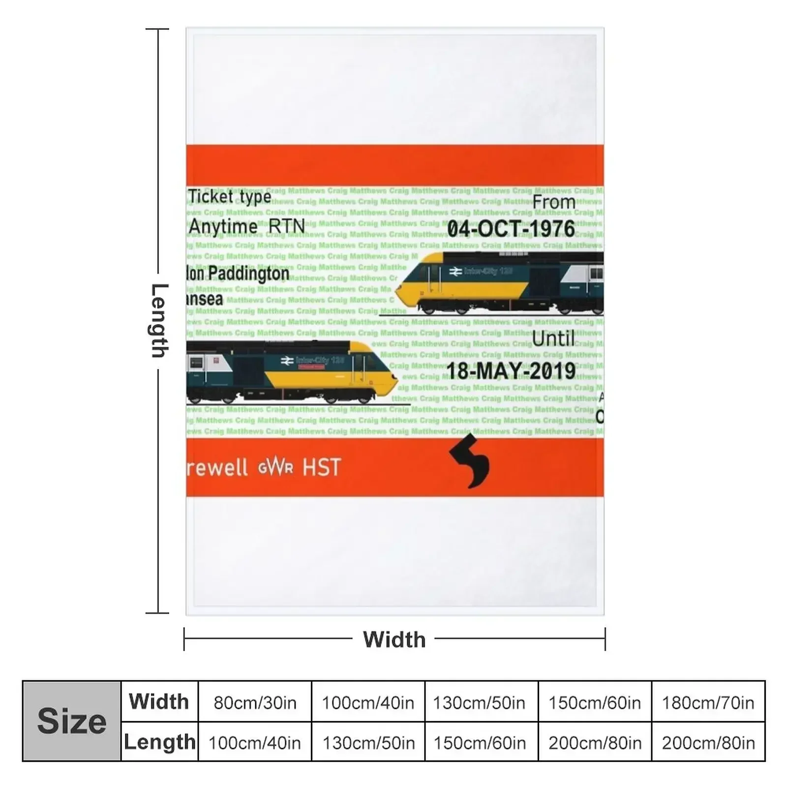 GWR INTERCITY 125 HST пледы пляжные зимние кровати диванное одеяло декоративные одеяла