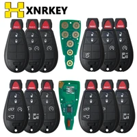 xnrkey car remote key 7 button 433mhz for chrysler 300c voyager 2009 2010 jeep cherokee dodge caliber id46 m3n5wy783x iyz c01c