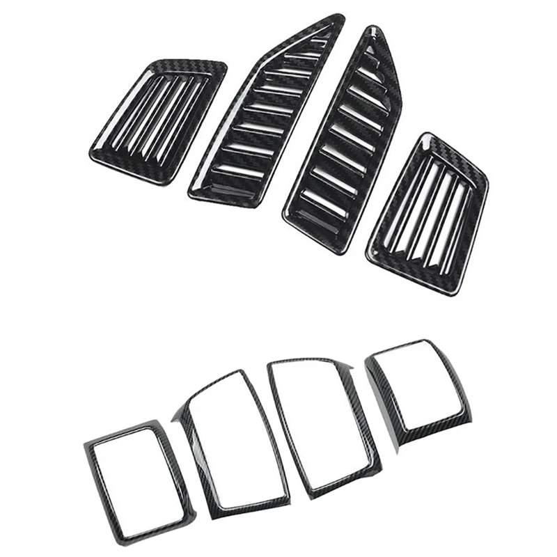 

For Ford Ranger Everest Endeavor 2015+ Central Control Dashboard Air Outlet Vent Cover Trim Frame Decorator Accessories
