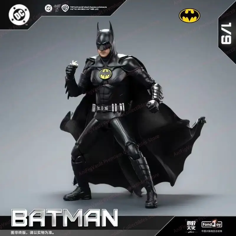 Фото НОВАЯ Оригинальная фигурка FondJoy Китон в образе Бэтмена, DC Justice League, Detective Comics, 1/9, БАТМЕН КИТОН, ПВХ, шарнирная №5