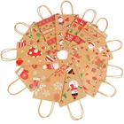 подарок на новый годновый год подаркиНовые пакеты из крафт-бумаги, Рождественская Подарочная коробка, упаковка для конфет, печенья, снежинок, коробки, 2022, новогодние подарки для детей