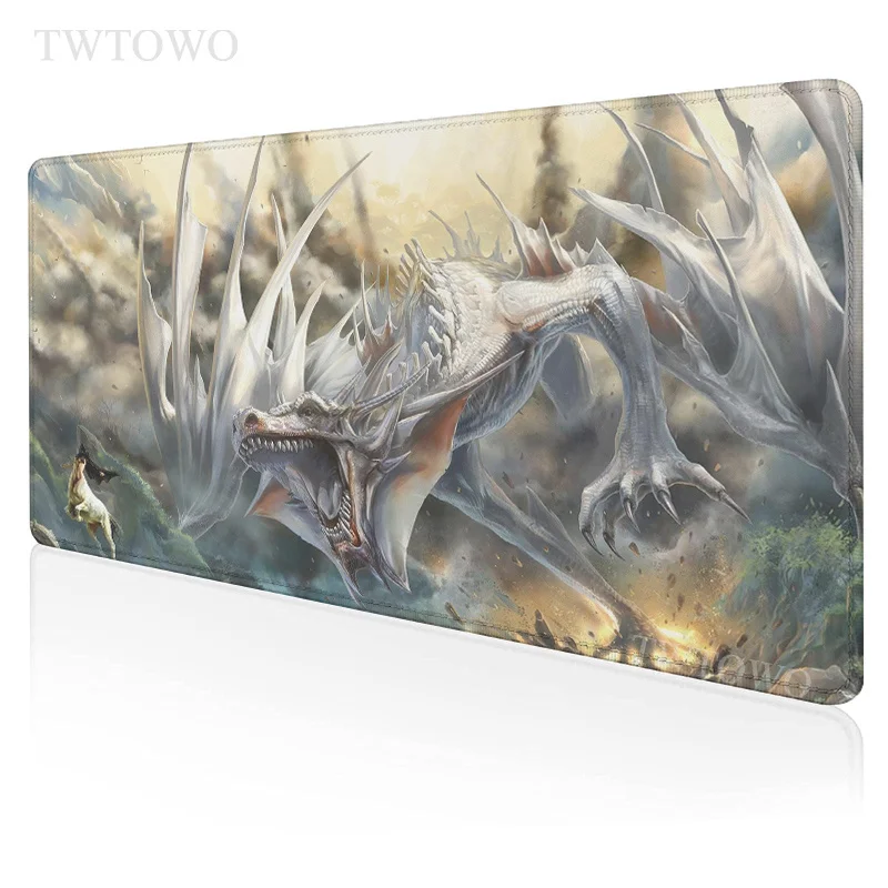 

Blue Eyes White Dragon Mousepad Custom XXL Large Computer MousePads Gamer Soft Office Anti-slip Natural Rubber Mice Pad