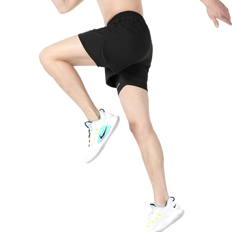 Мужские Быстросохнущие Шорты Для Бега Из Ледяного Шелка