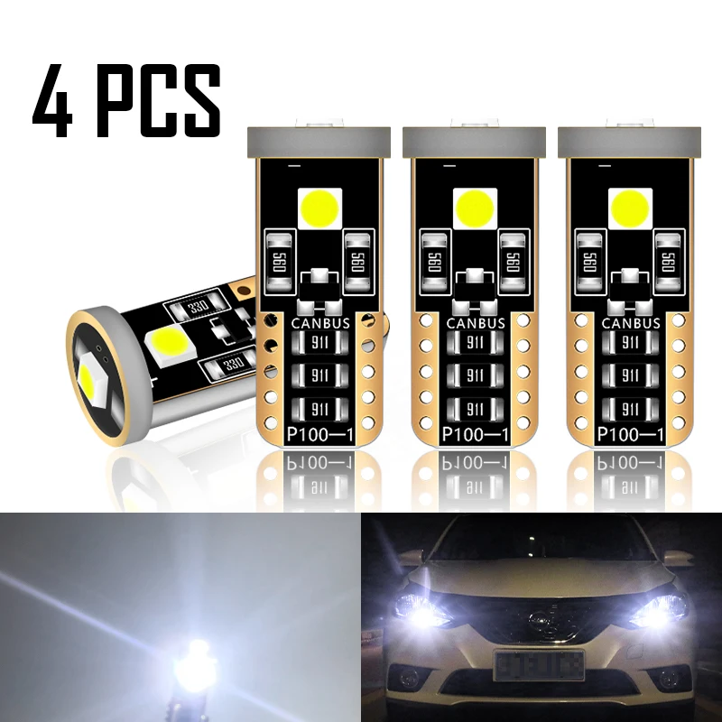 

STELLA 4 шт. canbus LED T10 w5w зеленый, фиолетовый, розовый, белый, красный, янтарный, синий, хрустально-синий габаритный светильник/лампа для чтения/дверной лампы/DRL