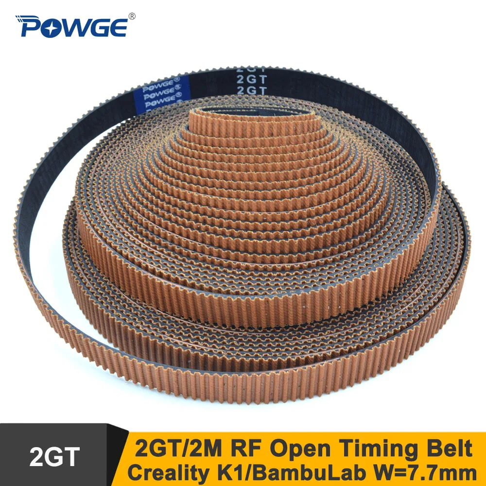 

POWGE GT2 LL-2GT RF ремень 7.7 мм черный