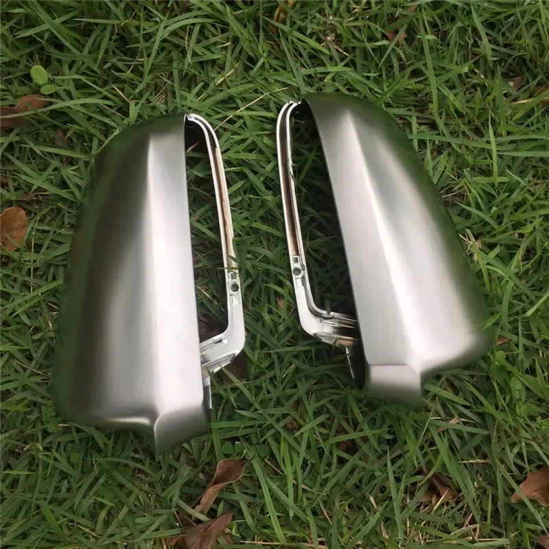 Новый! Для Audi A3 8P A4 B7 B6 A6 S6 4F C6 Чехлы на боковые зеркала S3 S4 Sportback Pearl никель матовый