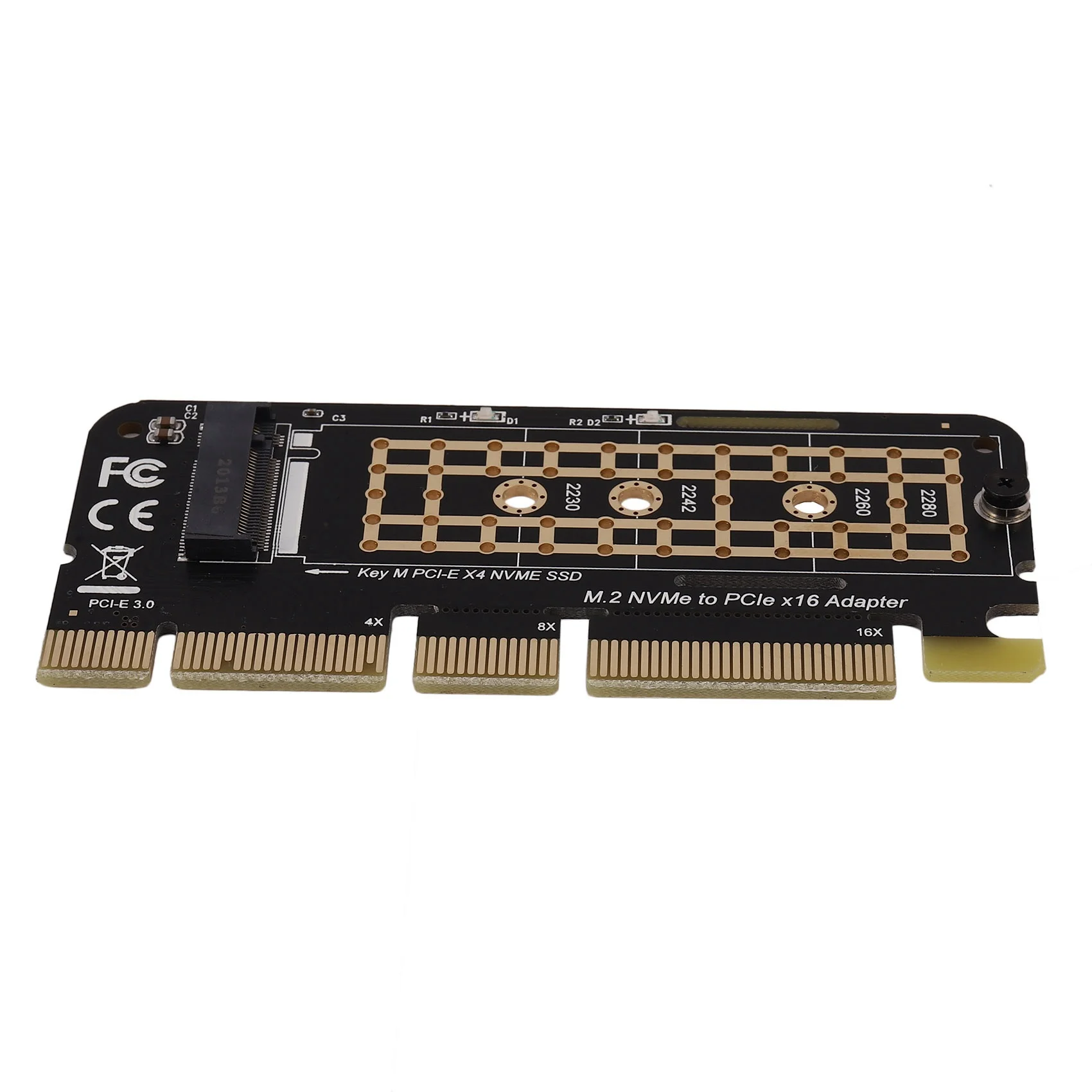 Карта конвертера M.2 NVMe SSD в PCI-E X16 NGFF M-Key PCIe PCI-Express X4/X8/X16 HDD адаптера твердотельного