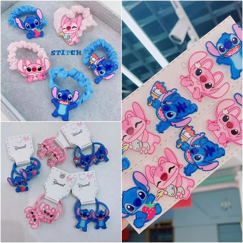 1/5/10 шт. резинки для волос из мультфильма Лило и Стич