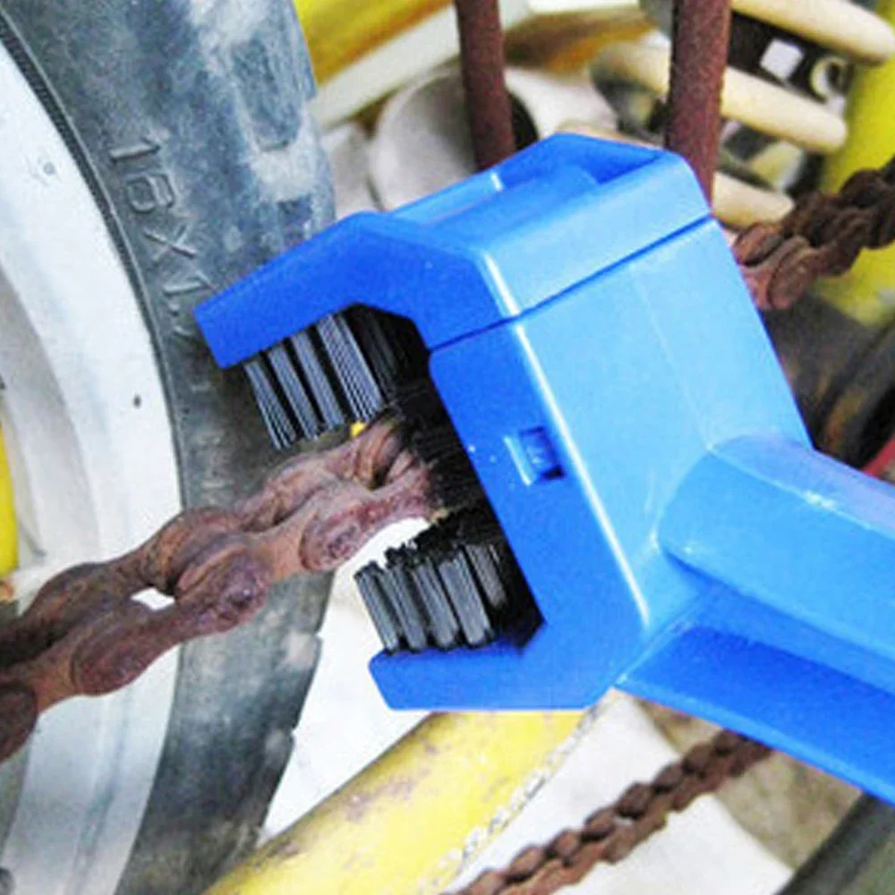 Чистящая пластиковая щетка для мотоцикла велосипеда