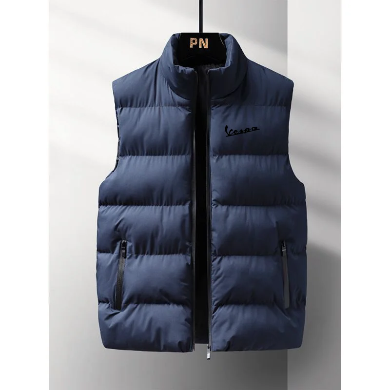2022 Vespa Logo Fashion down Jacket Jacket Men's windbreaker Pilot down jacket Fall/winter men's outdoor wear Casual street wear