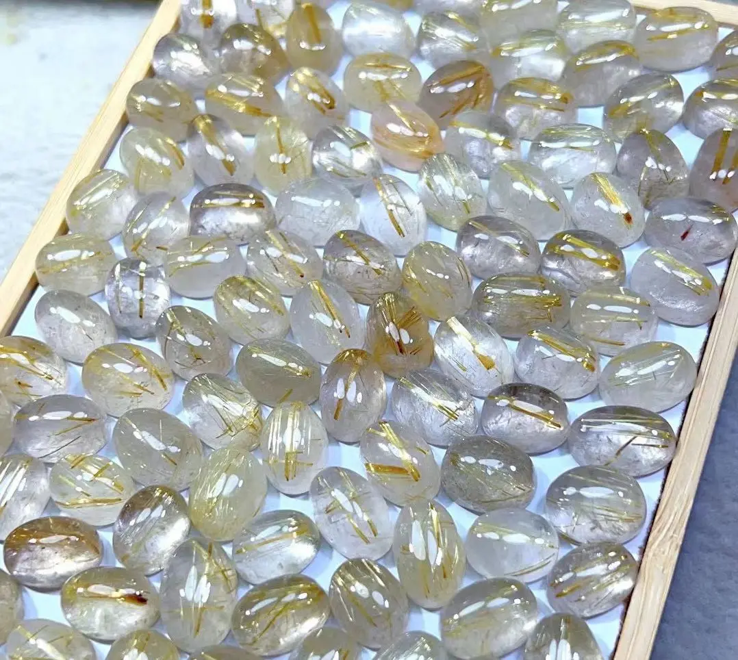 Оптовая продажа 10 шт./упаковка Бусины Из Натурального кварцевого кабошона