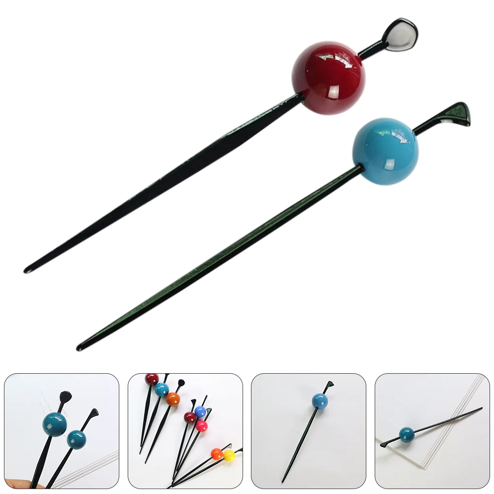 

Hair Stick Sticks Hairpin Vintage Chopstickschinese Japanese Chopstick Stylingwomen Retro Costume Headpieces Roundhandmadebun