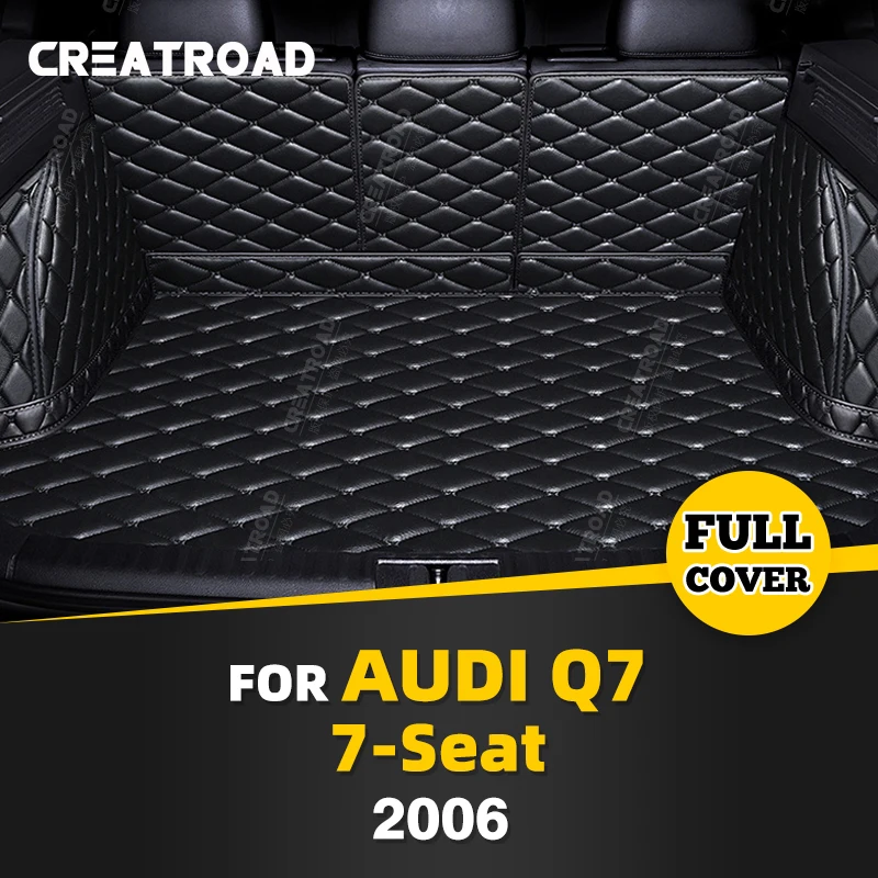 

Auto Full Coverage Trunk Mat For Audi Q7 7-Seat 2006 Anti-Dirty Car Boot Cover Pad Cargo Liner Interior Protector Accessories