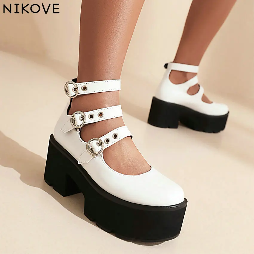 

Женские туфли-лодочки на квадратном каблуке, с круглым носком, размеры 34-39