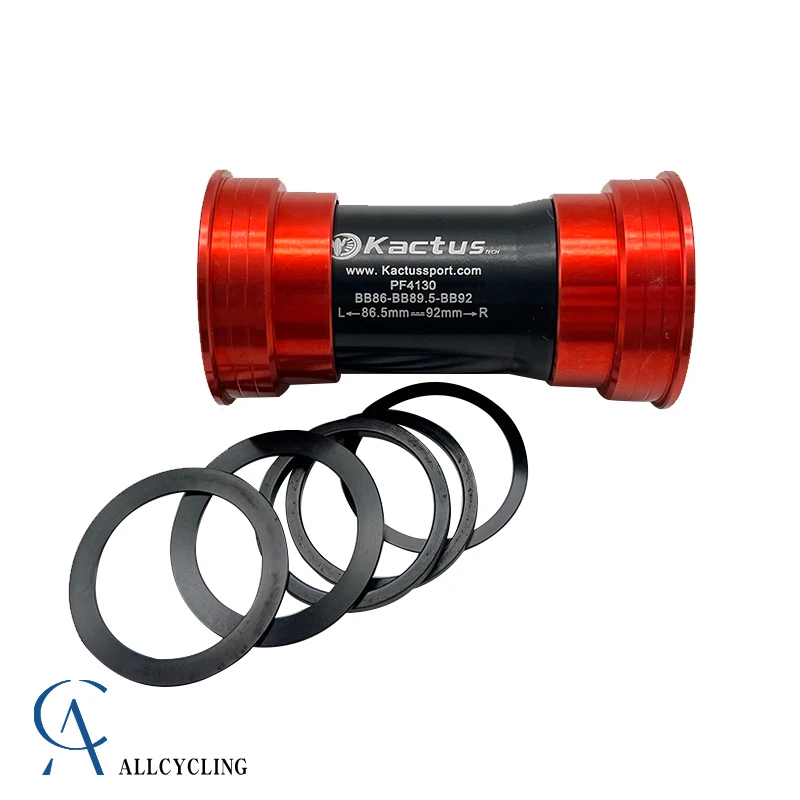 

Kactus Bicycle Bottom Bracket PF4130 For Sram PFDUB/PF3024-LS/PF30A Fits Shimano/Sram GXP Red DUB Crankset For Cannondale Rotor