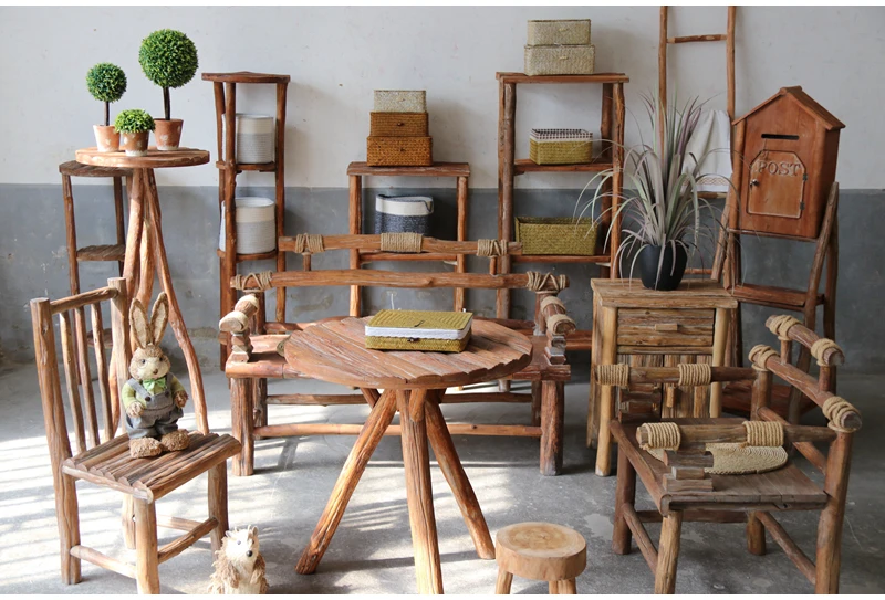 

sxIdyllic and Retro Decoration Solid Wood Furniture B & B Home Decoration